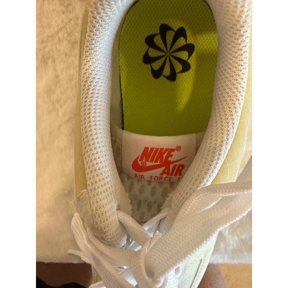 Nike Air Force 1 Crater GS 'Move To Zero - White Orange' DH4339-100 size 6.5Y - Picture 8 of 10